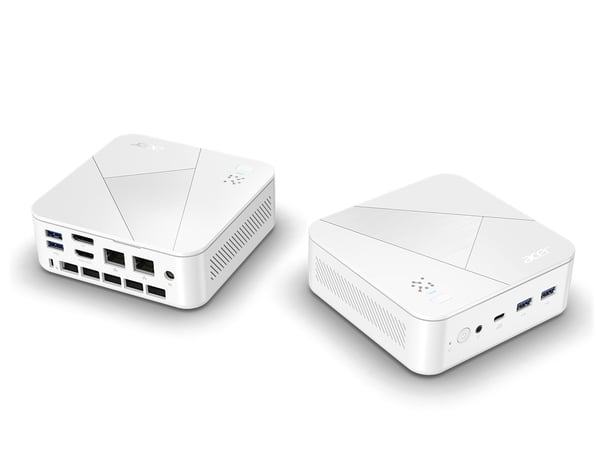 Acer Revo Box RB102-RPL Intel Core 5 120U 16 GB DDR4-SDRAM 512 GB SSD Windows 11 Home MFF Mini PC Valkoinen