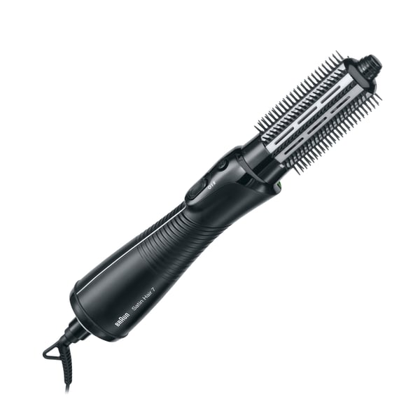 Braun Satin Hair 7 AS 720 Kuumailmaharja Höyry Musta, Hopea 700 W 2 m