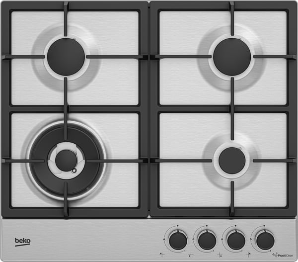 Beko HIAW64225SXE Rostfritt stål Inbyggd 60 cm Gas 4 zone(s)