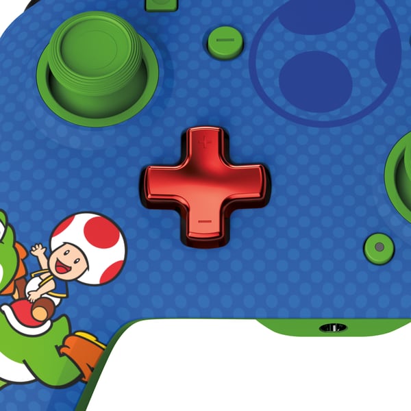 PDP REMATCH: Yoshi & Toad Blå USB Gamepad Analog/digital Nintendo Switch, Nintendo Switch OLED