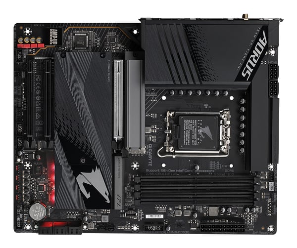 Gigabyte AORUS Z790 ELITE AX - 1.0 - Bundkort - ATX - LGA1700-sokkel - Z790 Chipsæt - USB-C 3.2
