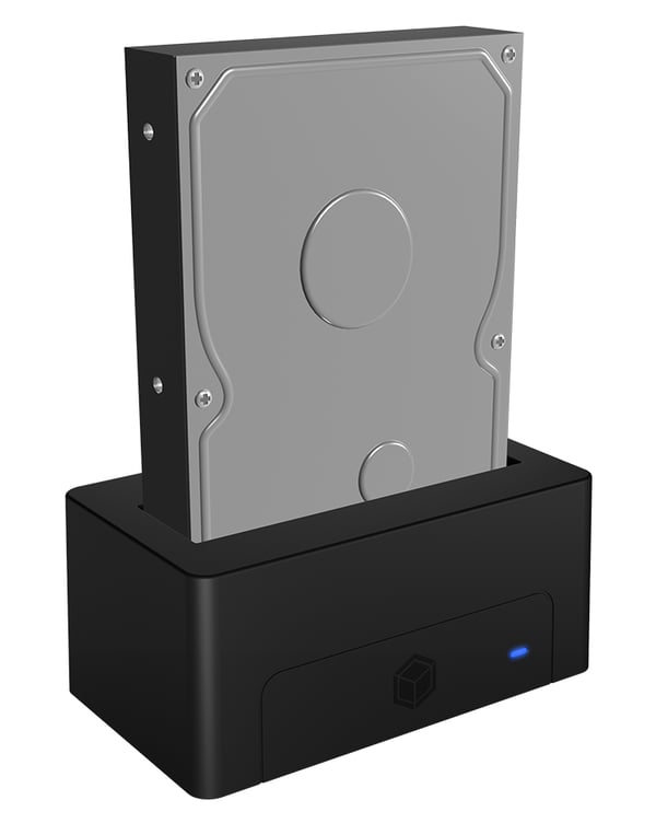 ICY BOX IB-1121-U3 USB 3.2 Gen 1 (3.1 Gen 1) Type-A Musta