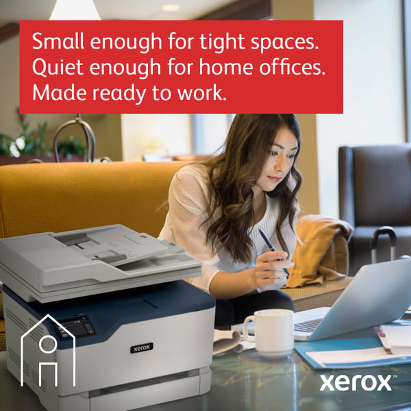Xerox C235 A4 22 ppm trådlös kopiering/utskrift/scanning/fax PS3 PCL5e/6 ADF 2 magasin Totalt 251 ark