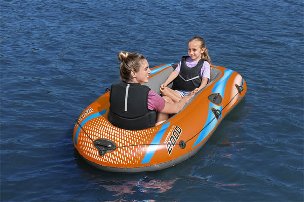 Bestway 61139 / 23 Uppblåsbar båt 2 personer Forsränning Flotte