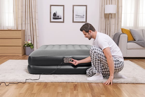 Bestway 67403 / 23 luftmadrass Dubbelmadrass Grå Unisex