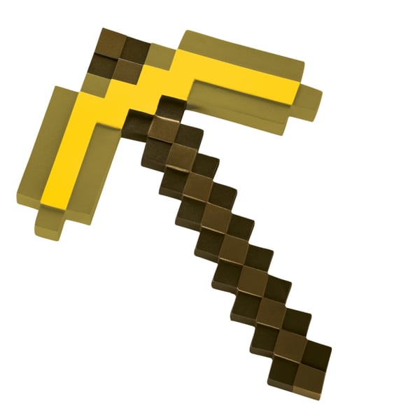 Minecraft Guldhacka 40cm