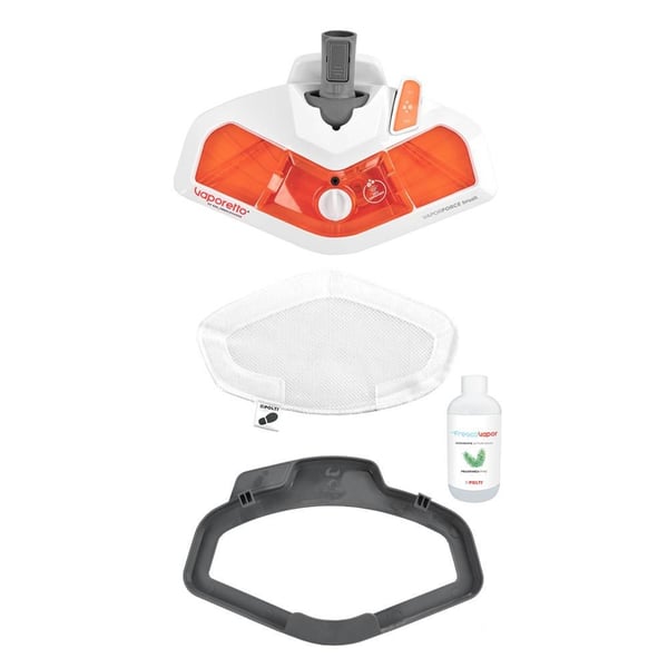 Polti PTEU0273 damprenser Dampmoppe 0,3 L 1500 W Orange, Hvid
