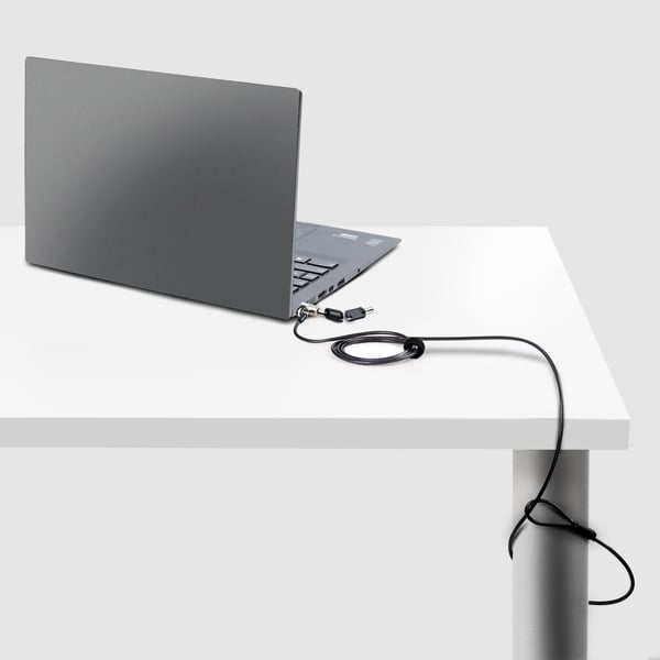 StarTech.com NANOK-LAPTOP-LOCK kabellås Sort, Sølv 2 m