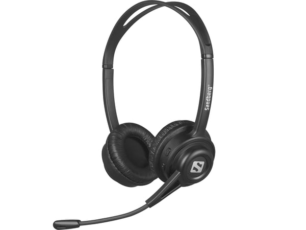 Sandberg 126-43 kuulokkeet ja kuulokemikrofoni Langaton Pääpanta Musiikki/Päivittäin Bluetooth Musta