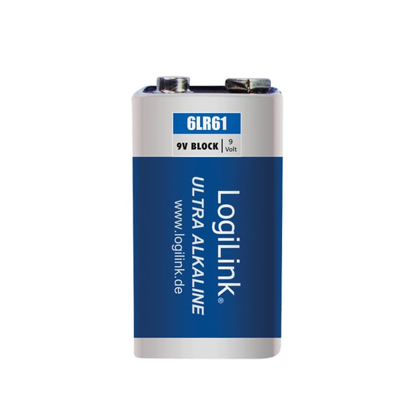 LogiLink 6LR61B1 husholdningsbatteri Engangsbatteri Alkaline