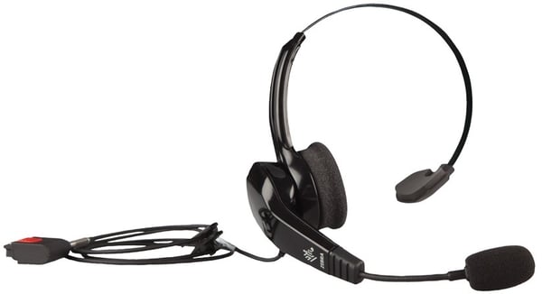 Zebra HS3100 Headset Trådlös Huvudband Kontor/callcenter Bluetooth Svart