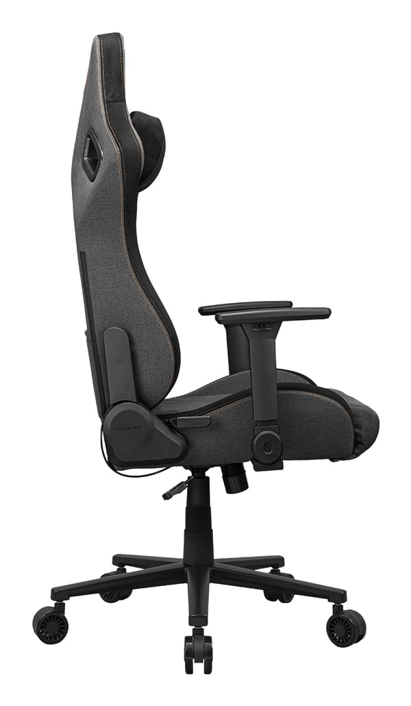 COUGAR CGR-DFF-GRB PC gamingstol Polstret vatteret sæde Sort, Guld