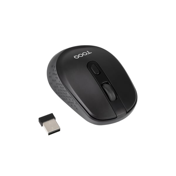 TooQ TQMW-1101-B datormöss Universal Högerhand RF Trådlös Optisk 1600 DPI
