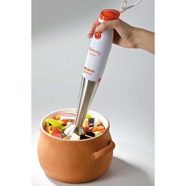 Ariete 0881/00 0 L Upotettava sekoitin 200 W Oranssi, Valkoinen
