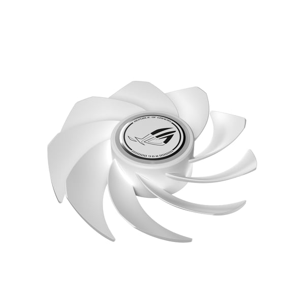 ASUS ROG Eurux GR120 ARGB Reverse Fan White Edition - Single Pack Computerkabinet Ventilator 12 cm Hvid 1 stk