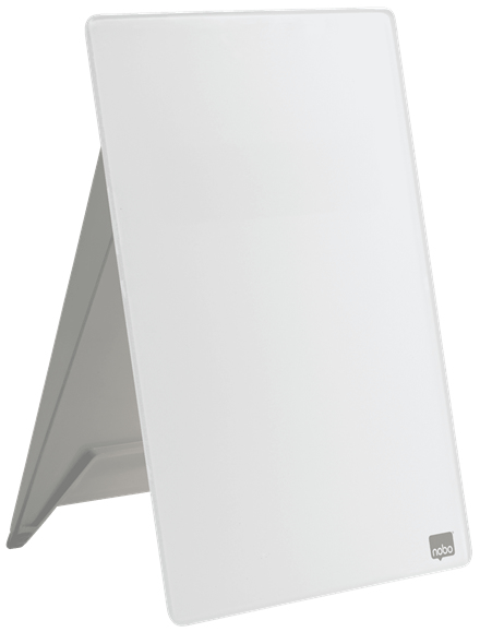 Nobo Whiteboard Med Glasyta För Skrivbordet 22x30 cm