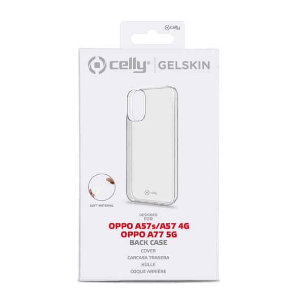 Celly GELSKIN mobiltelefon etui 16,7 cm (6.56") Cover Transparent