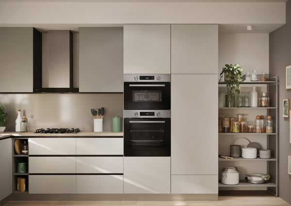 Candy CA4MWNBB6N Sort, Rustfrit stål Kombination mikroovn Indbygget 44 L 900 W