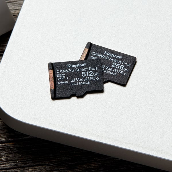 Kingston Technology Canvas Select 512 GB micSDXC Plus 100R A1 C10-kort + ADP