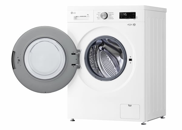 LG F4NX1008NWK vaskemaskine Front-læsning 8 kg 1400 rpm Hvid