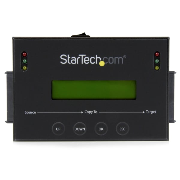 StarTech.com SATDUP11IMG levyjen monistuslaite HDD-/SSD-monistaja Musta
