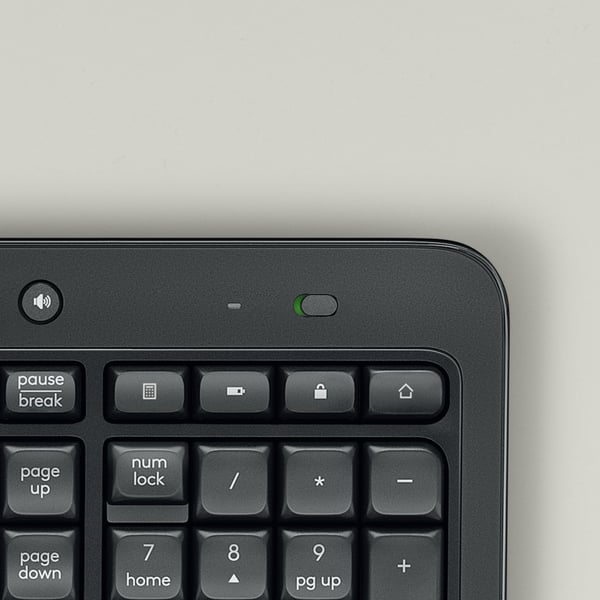 Logitech MK540 Advanced tastatur Mus inkluderet Universel RF trådløst AZERTY Belgisk Sort