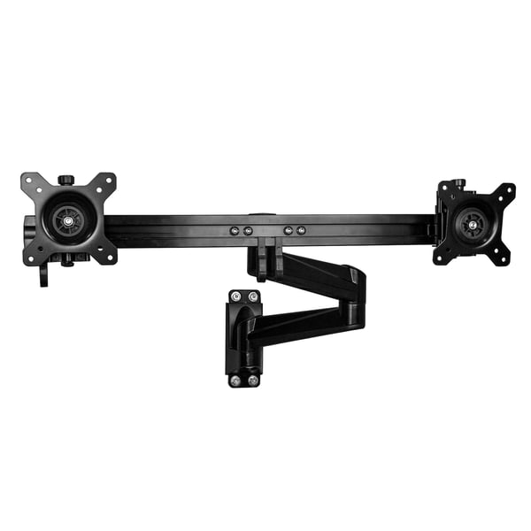StarTech.com ARMDUALWALL monitorin kiinnike ja jalusta 61 cm (24") Seinä Musta