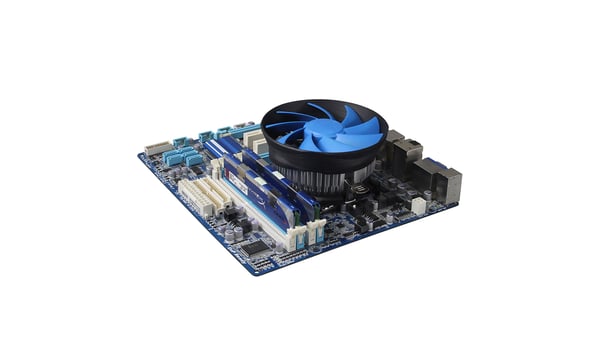 DeepCool Gamma Archer Processor Luftkøler 12 cm Aluminium, Sort, Blå 1 stk