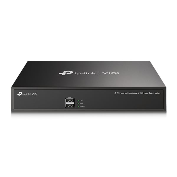 TP-Link VIGI NVR1008H verkkovideotallennin 1U Musta TP-Link VIGI NVR1008H verkkovideotallennin 1U Musta