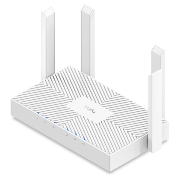 Cudy WR1300E trådløs router Gigabit Ethernet Dual-band (2,4 GHz / 5 GHz) Hvid