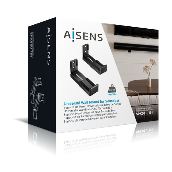 AISENS SPK02U-191 Soundbar-tilbehør Universel støtte