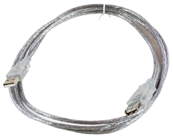 Microconnect USBAAF2T USB-kabel USB 2.0 1,8 m USB A Transparent