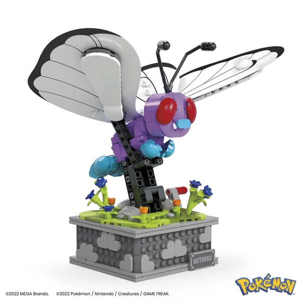 MEGA Pokémon Butterfree med rörelse