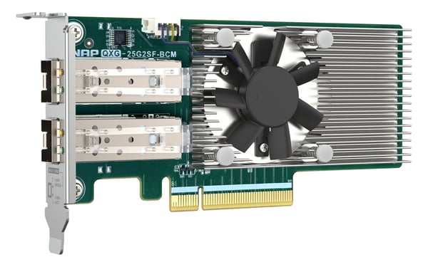 QNAP QXG-25G2SF-BCM netværkskort Intern Fiber 25000 Mbit/s