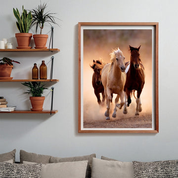 Clementoni Running Horses Puslespil 1000 stk Dyr