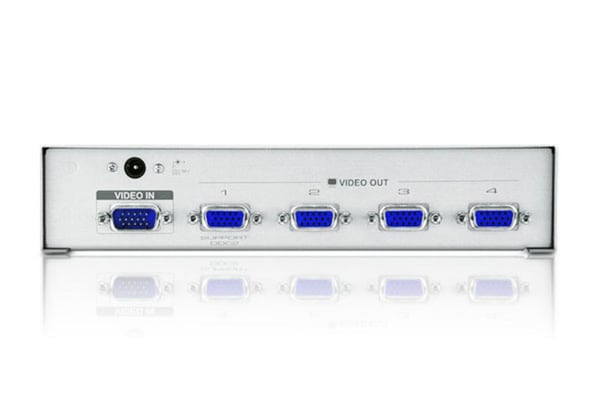 ATEN VGA-splitter med 4 portar (350 MHz)