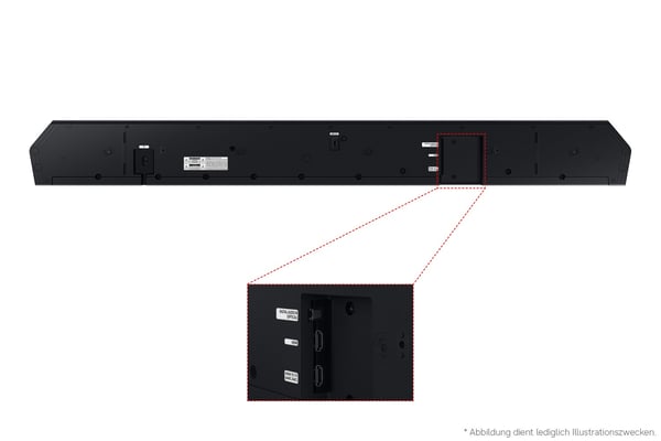 Samsung Q-series HW-Q610GH/ZG soundbar-högtalare Svart, Titan 3.1.2 kanaler