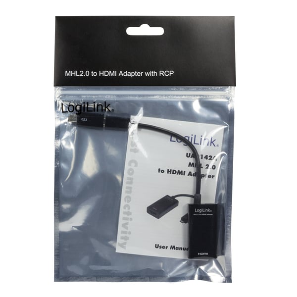LogiLink UA0142A USB grafisk adapter Sort