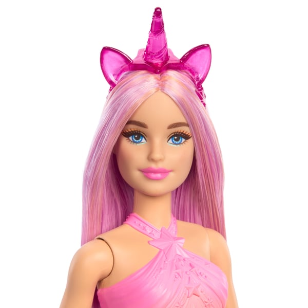 Barbie A Touch of Magic Barbie-enhjørningedukker med fantasihår, ombré-outfits og enhjørningetilbehør.
