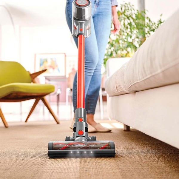 Polti SR550 2-i-1 stangstøvsuger Batteri Dry EPA Poseløs Sort, Rød