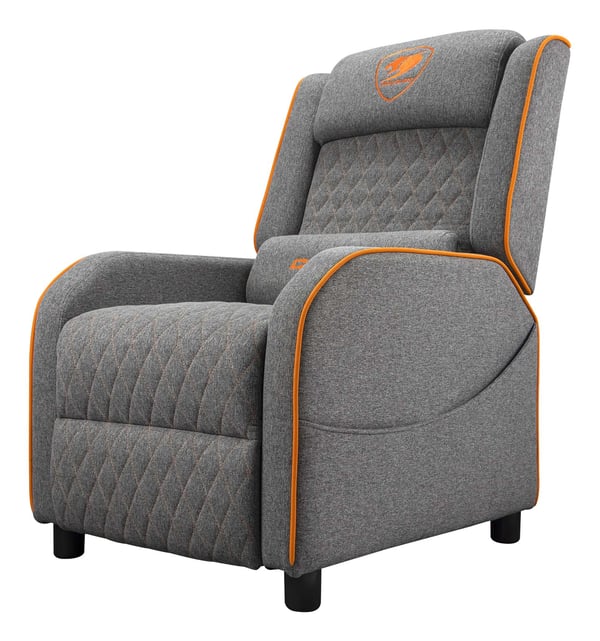 COUGAR Ranger One Spelfåtölj Stoppad och vadderad sits sits Grå, Orange