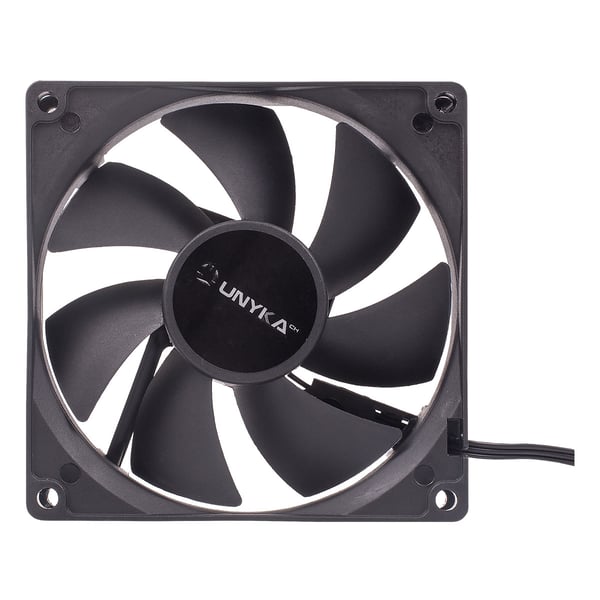 UNYKAch 90 mm Datorväska Fan 9 cm Svart