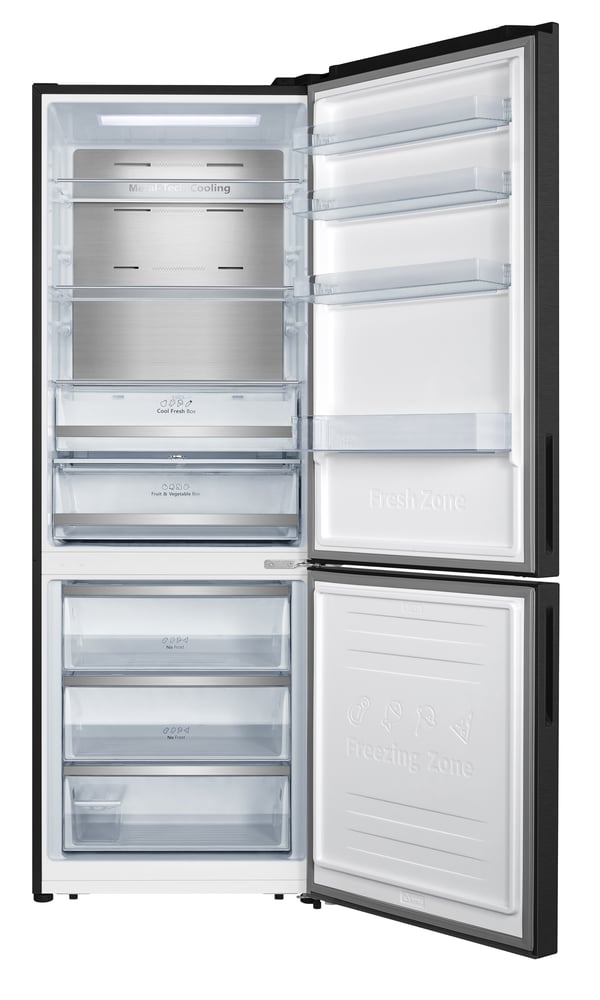 Hisense RB645N4BFE køle-/fryseskab Fritstående 495 L Sort