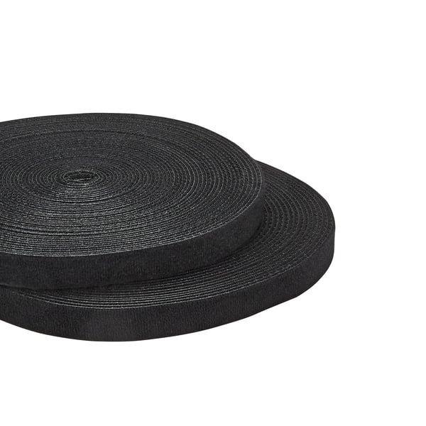 StarTech.com HKLP100 kabelsamler Krog og løkke kabelbinder Nylon Sort 1 stk