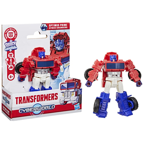 Transformers CYBERWORLD Optimus Prime Cyber Changers