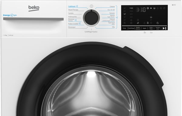 Beko b300 BMWT31241A vaskemaskine Front-læsning 12 kg 1400 rpm Hvid