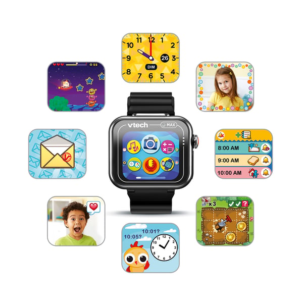 VTech KidiZoom SMARTWATCH MAX NOIRE