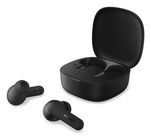 Philips TAT2200BK/00 hovedtelefoner/headset True Wireless Stereo (TWS) I ørerne Opkald/musik Bluetooth Sort Philips TAT2200BK/00 hovedtelefoner/headset True Wireless Stereo (TWS) I ørerne Opkald/musik Bluetooth Sort