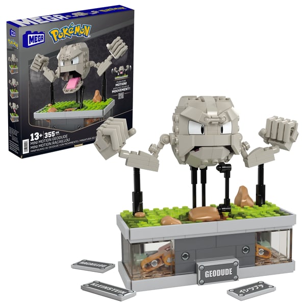 MEGA Pokémon Mini Motion Geodude MEGA Pokémon Mini Motion Geodude
