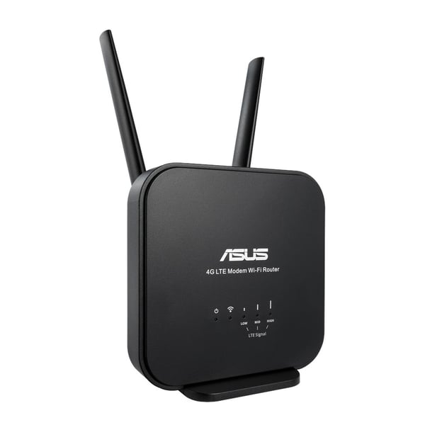 ASUS 4G-N12 B1 trådløs router Hurtigt ethernet Enkelt band (2,4 GHz) Sort